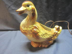 Vintage Figural Duck Lamp