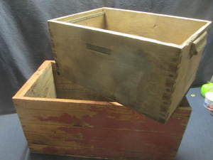 Wooden Crate, File Box