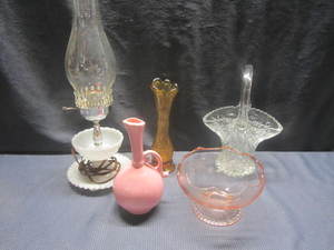 Basket, Vases, Lamp