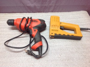lot 18 image: Black & Decker Drill and Bostitch Stapler