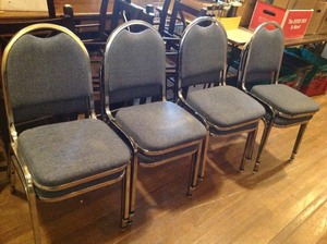 lot 36 image: 8 Stacking Chairs