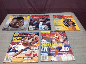 lot 43 image: Basketball Magazines - Michael Jordan