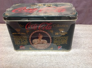 lot 56 image: Coca-Cola Metal Art Cards