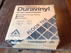 lot 102 image: Full Box Duravinyl Commercial Tile