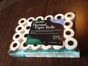lot 103 image: Full Box Thermal Paper Rolls