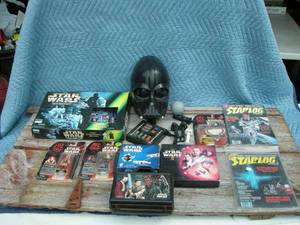lot 31 image: Star Wars Figures, Pez, Mask, Games, Starlog
