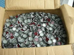 lot 58 image: Hundreds of Unused Bottle Caps