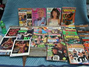 lot 65 image: Vintage Wrestling, Boxing Magazines, Promotionals