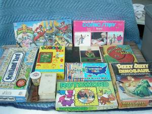 lot 112 image: Vintage Games, Puzzles