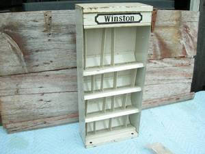 lot 5 image: Vintage Metal Winston Cigarette Display