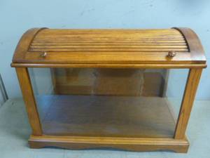 Oak Display Cabinet
