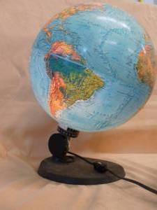 Vintage Lightup Globe