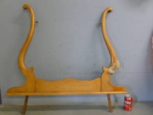 Antique Harp Mirror Frame