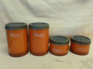 Vintage Kitchen Canister Set