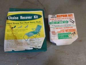 New Vintage Lawn Chair Repair