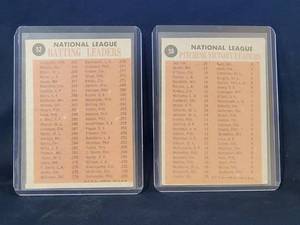 lot 27 image: 1962 Topps Baseball Cards (2) Lot