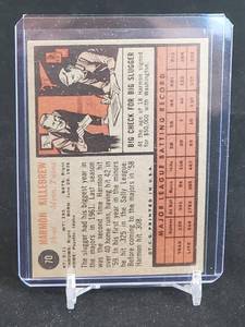lot 33 image: 1962 Topps Baseball Harmon Killebrew Card #70