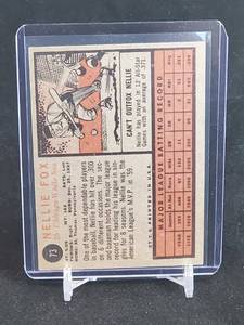 lot 40 image: 1962 Topps Baseball Nellie Fox Card #73