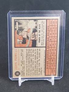 lot 41 image: 1962 Topps Baseball John Boog Powell Rookie Card #99