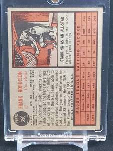 lot 46 image: 1962 Topps Baseball Brooks Robinson Card #350