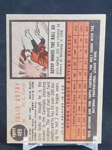 lot 57 image: 1962 Topps Baseball Cards (10) Lot