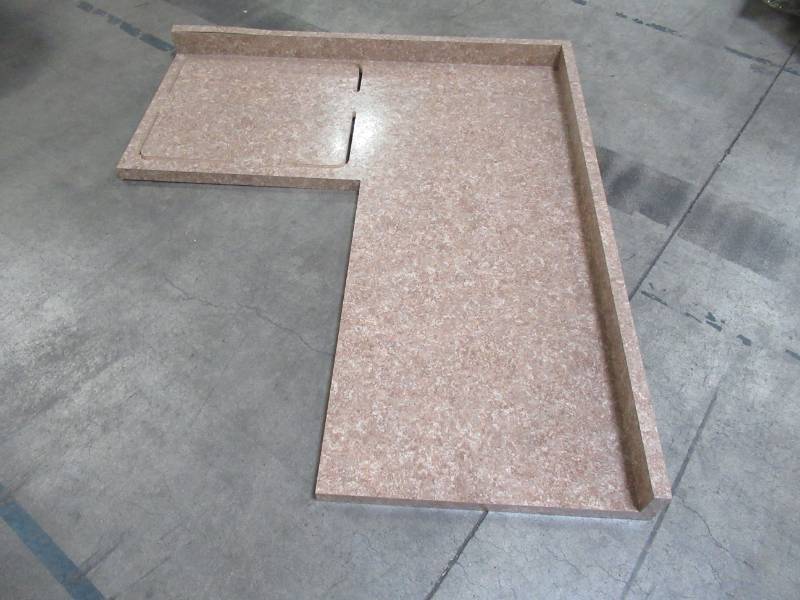 lot 617 image: Laminate Counter top. Measures Approximately (52 12, 60 12) x 25 14 x 1 12.