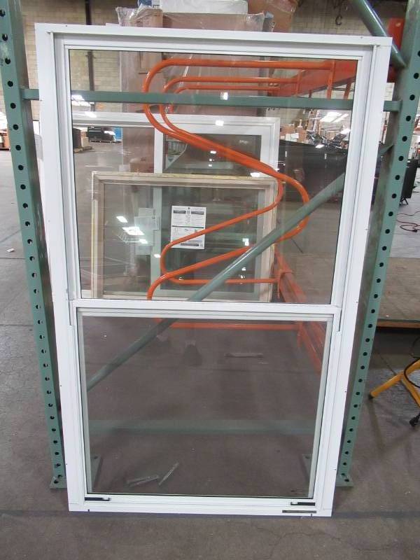 lot 625 image: Storm Door Insert in Aluminum, White, 12 screen, Fin install.
