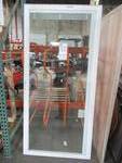 lot 610 image: Reliabilt Series 312 White Vinyl Sliding Patio Door Replacement, Approximately 36 X 77 14