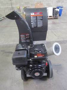 lot 3 image: Brush Master 5 in. x 3.5 in. Dia 18 HP 457cc Feed, Unique 3-in-1 Discharge Pro-Duty Chipper Shredder CH11M16