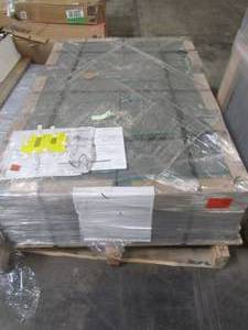 lot 322 image: Entire Pallet - MS International Porto 16 in. x 16 in. x 0.79 in. Glazed Anthracite Porcelain Paver Tile (160.20 sq. ft.) LHDPAVNPORANT16