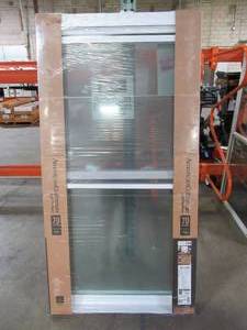 lot 600 image: American Craftsman 32 X 62 (31.75 in. x 61.25 in). 70 Series Pro Double Hung White Vinyl Window - NEW