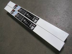 lot 857 image: (2) Fiberon HomeSelect White Composite Deck Post Sleeve POST SLV COMP 48 WH (Fits Common Post Measurement 4 X 4 X 48)