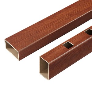 lot 920 image: Fiberon 6 Natural Mahogany Composite Top & Bottom Deck Rail. RLPK72INNATMAH. NEW