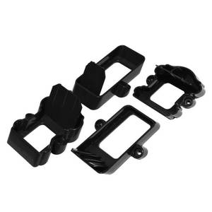 lot 976 image: Fiberon 2-Pair Black Classic Stair Bracket BKT CLA STR 4 PK BL - NEW