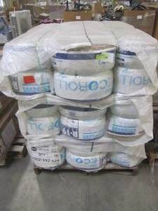lot 105 image: Entire Pallet - Knauf Insulation R-19 EcoRoll Kraft Faced Fiberglass Insulation Roll 15 in. x 39.16 ft. (18-Rolls) 690977