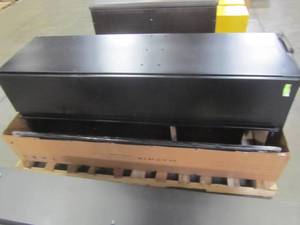 lot 109 image: Husky eavy Duty Welded 64 in. W x 81 in. H x 24 in. D Steel Garage Cabinet Set in Black HTC310110