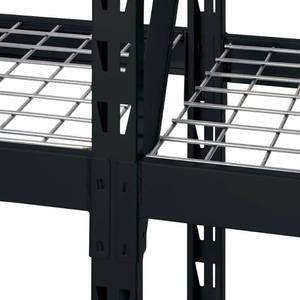 lot 115 image: Husky 77 in. W x 78 in. H x 24 in. D Steel Garage Shelving Unit ERZ782478W-4