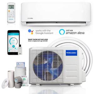 lot 12 image: MRCOOL Advantage 3rd Gen 18,000 BTU 1.5 Ton Ductless Mini Split Air Conditioner and Heat Pump 230V60Hz - A-18-HP-C-230B - BRAND NEW, Unclaimed Item