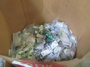 lot 120 image: WHOLESALE MIXED PALLET OF SMALL HARDWARE, HOOKS, EYE BOLTS AND MORE