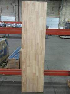 lot 618 image: Husky 72 in. Solid Wood Work Surface, G7200WS-US, 72 x 18 18 x 1 14, Butcher Block Style