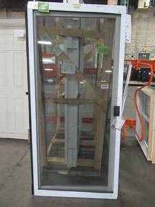 lot 627 image: 36 in. x 80 in. White Replacement Functioning Sliding Patio Door and Screen