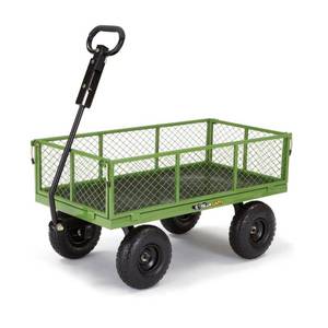 lot 427 image: Gorilla Carts 800 lb. Steel Utility Cart, GOR801.