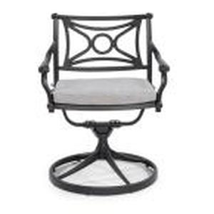 lot 444 image: HomeStyles La Jolla Cast Oil Rubbed Bronze Aluminum Outdoor Rocking Chair, 5551-53 - NEW - Cushion Sold Separately.