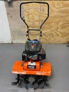 lot 10 image: POWERMATE 11 in. 150cc Gas Front Tine Tiller
