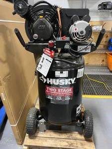 lot 12 image: HUSKY 30 Gal. 175 PSI Electric Portable 2-Stage Air Compressor