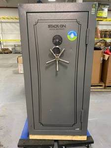 lot 36 image: TOTAL DEFENSE 40-Gun FireWaterproof Safe with Electronic Lock and Door Storage