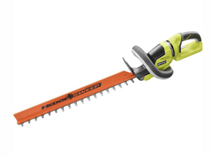 lot 47 image: RYOBI 24 in. 40-Volt Lithium-Ion Cordless Battery Hedge Trimmer (Tool Only)