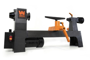 lot 49 image: WEN 3.2 Amp 8 in. x 12 in. Variable Speed Mini Benchtop Wood Lathe