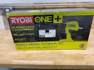 lot 60 image: RYOBI 18-Volt ONE Power Caulk and Adhesive Gun (Tool Only)