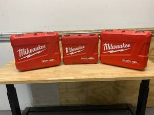 lot 63 image: MILWAUKEE Tool Cases 3-count